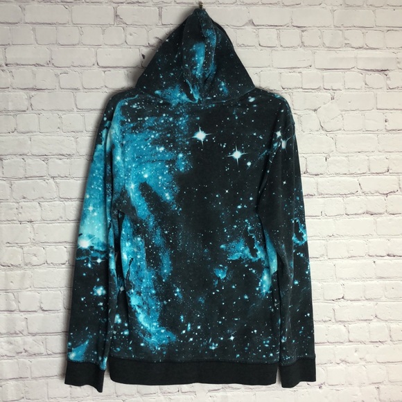 On The Byas Men's Galaxy Graphic Hoodie Sz. Large - Picture 6 of 8